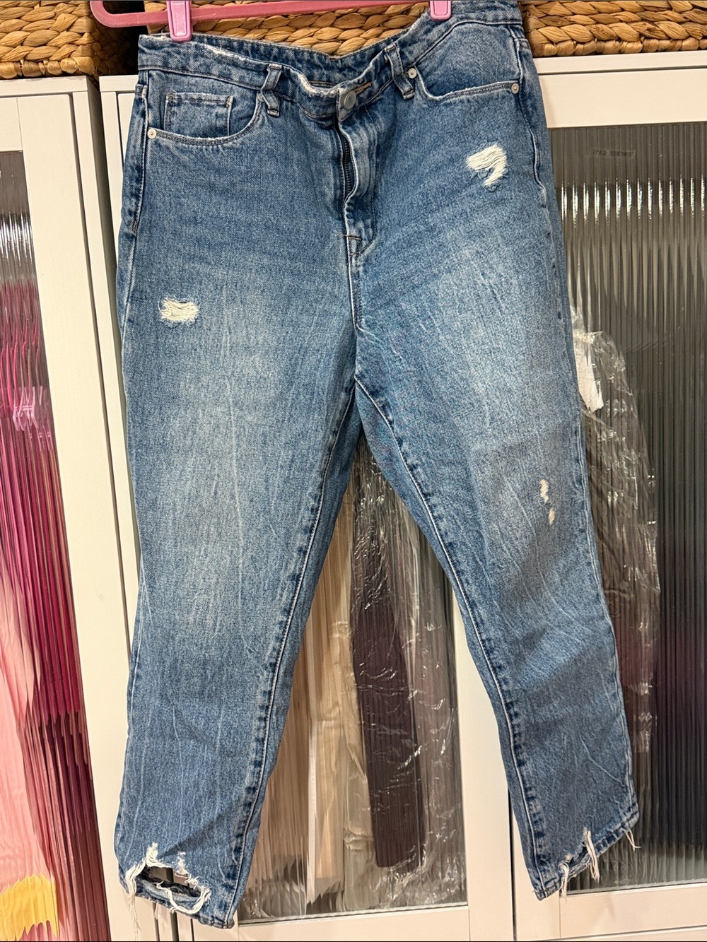 Blank NYC Light Blue Distressed Boyfriend Jeans